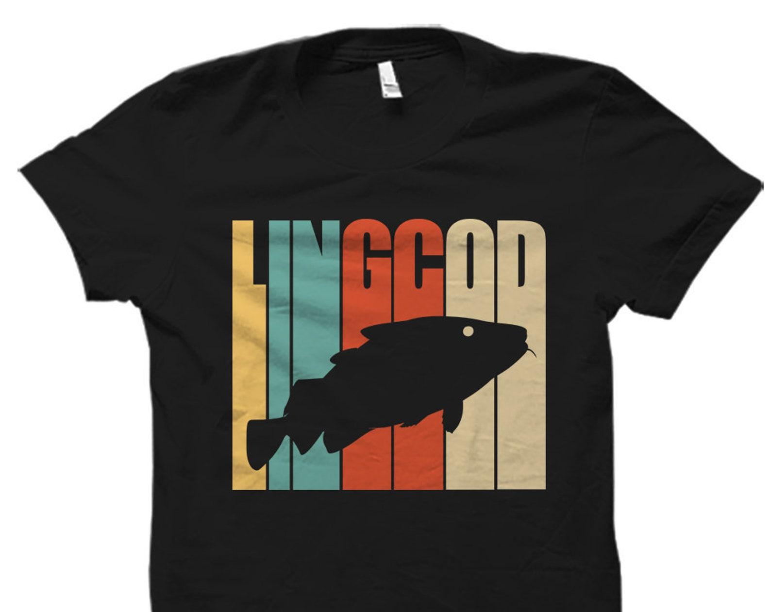 Lingcod Shirt Ling Cod Shirt Fisherman Gift for Fisherman Shirt for Fisher Shirt Fisher Gift Fishing Gift Fishing Shirt Ling Cod #OS3283 S
