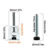 Adjustable Furniture Leveling Leg Zinc Alloy Anti-slip Furniture Height Adjuster Heavy Duty Corner Bracket Leveler Home Hardware