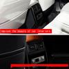 For Mitsubishi outlander   2024 ABS Carbon Fiber Rear Air Conditioning Outlet Decoration Cover Trim car Accessories Cuty