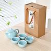 Jingge Ceramic Xishi Teapot Tea Set