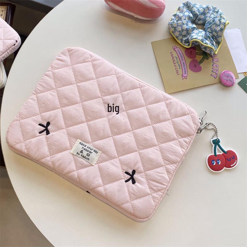 Li Shen Cute Diamond Embroidery Bow Tablet/Laptop Sleeve