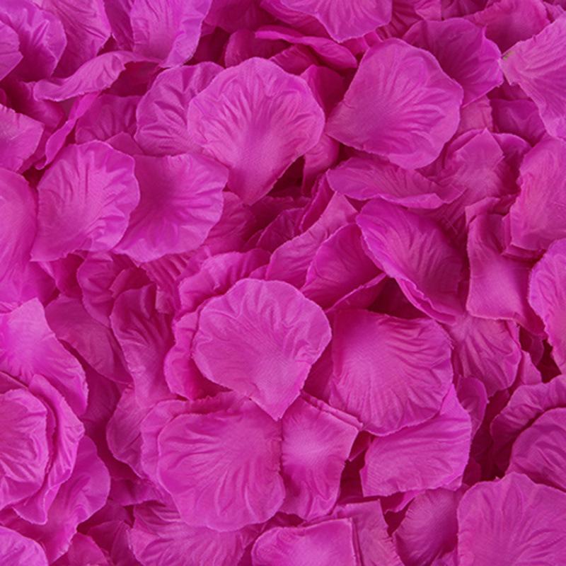 

High-Quality Silk Fabric Rose Petals - 1000pcs for Weddings and Celebrations