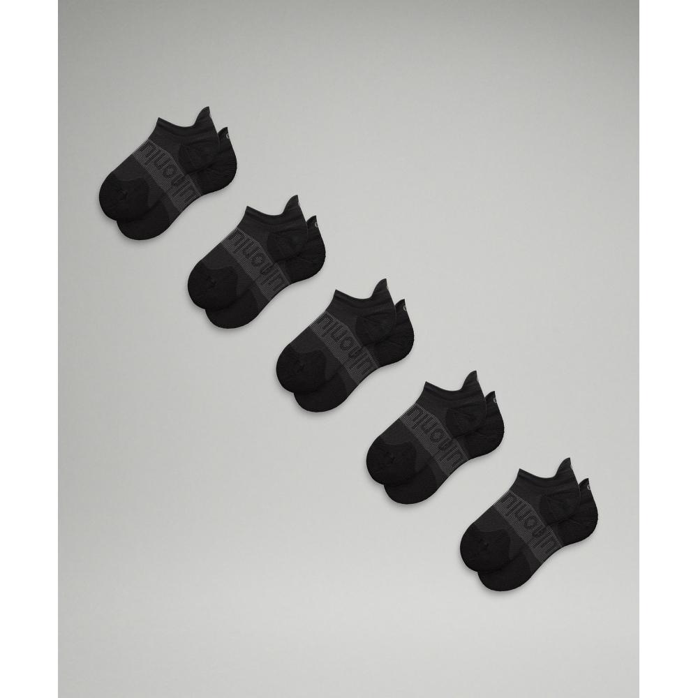 

Lululemon Женские носки Power Stride Tab, 5 пар, черные S