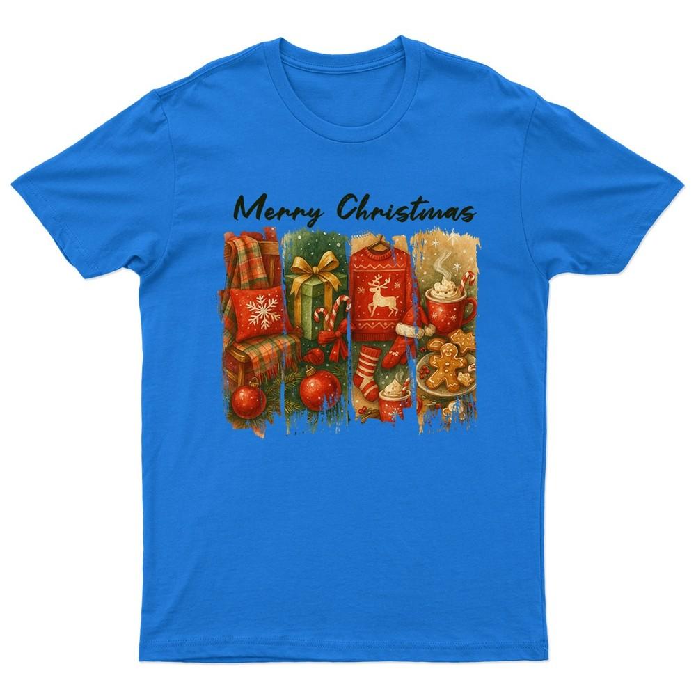 Merry Christmas Festive Holiday TShirt Unisex Gift Retro Seasonal Funny Xmas a