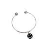 European And American Light Luxury Bracelet Minimalist Fritillary Smiley Face Stainless Steel Jewelry