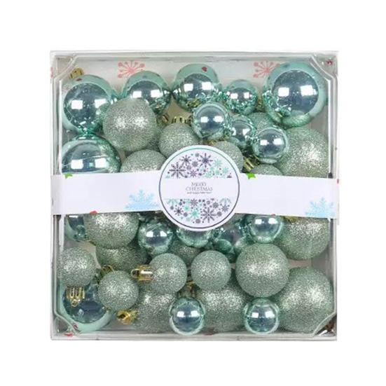 Yousheng 44 Pcs Christmas Balls Ornaments Shatterproof Plastic Baubles Xmas Tree Hanging Decoration for Holiday Party Wedding Decor