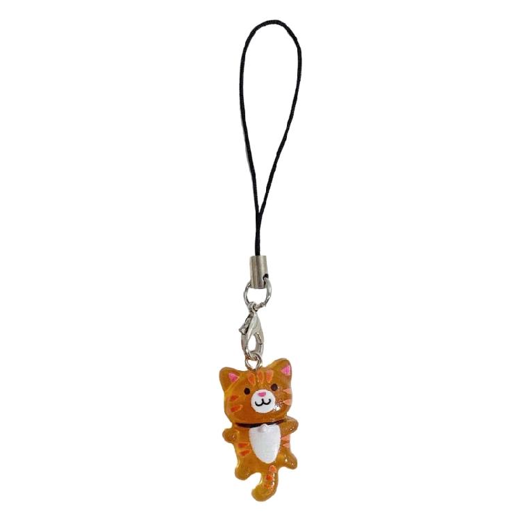 Creative Cat Keychain Soft Resin Key Holder Multifunctional Phone Charm Suitable for Everyday Use and Special Occasions