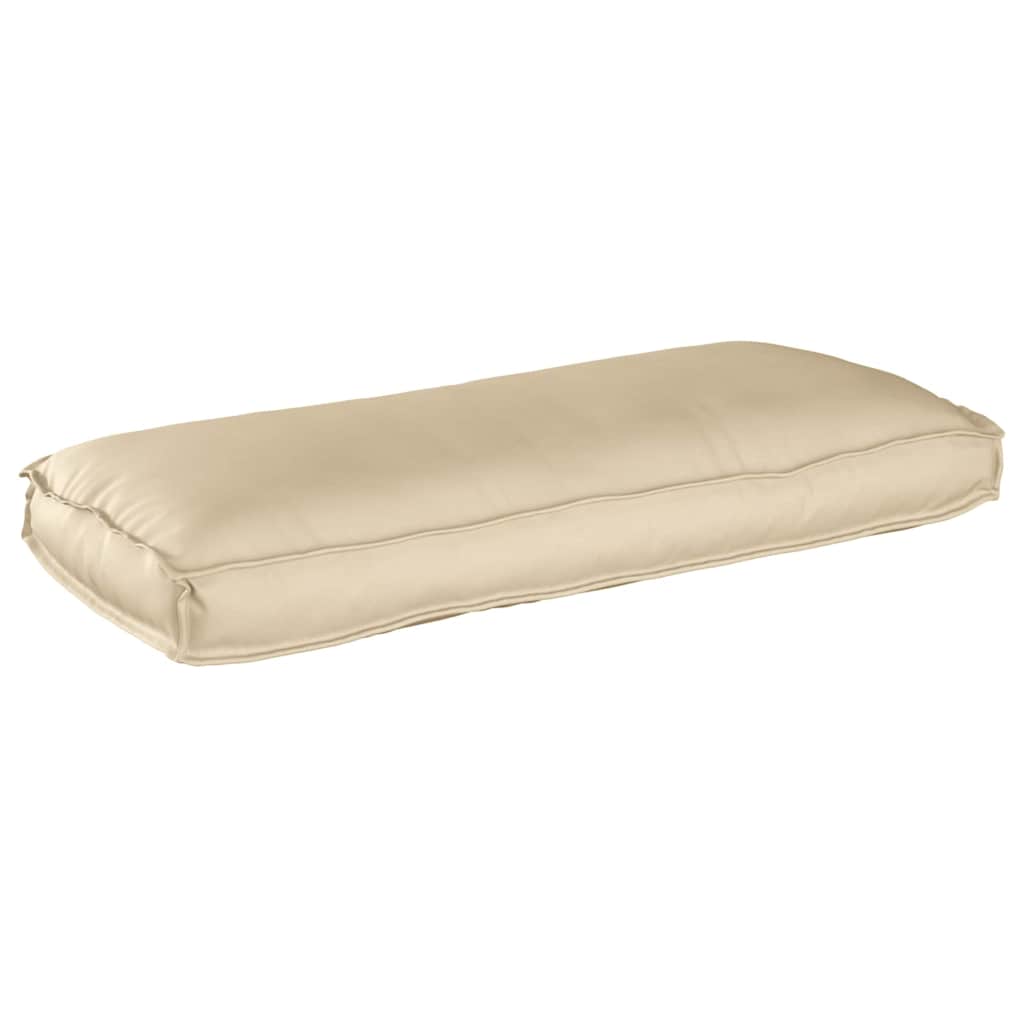 Beige Cushion 120 x 50 x 12 cm Oxford Fabric