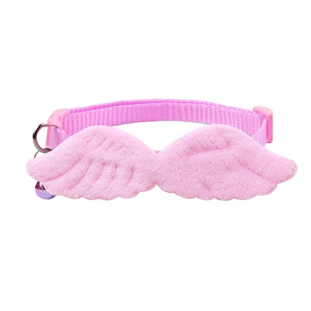 Lightweight Pet Collar Adjustable Pet Dressing Decorative Plush Wings Cat Collar  Cosplay Costume