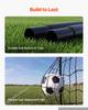 VEVOR Soccer Goal 3 X 2 M Soccer Goal for Backyard Iron Frame PE Net, Portable & Durable Set, High-Strength Net, Foam Padding, Ground Stakes