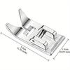 1/3/5Pcs Universal Sewing Presser Foot, Straight Stitch & Zig Zag Foot with Needle Threader for Low Shank Domestic Machines