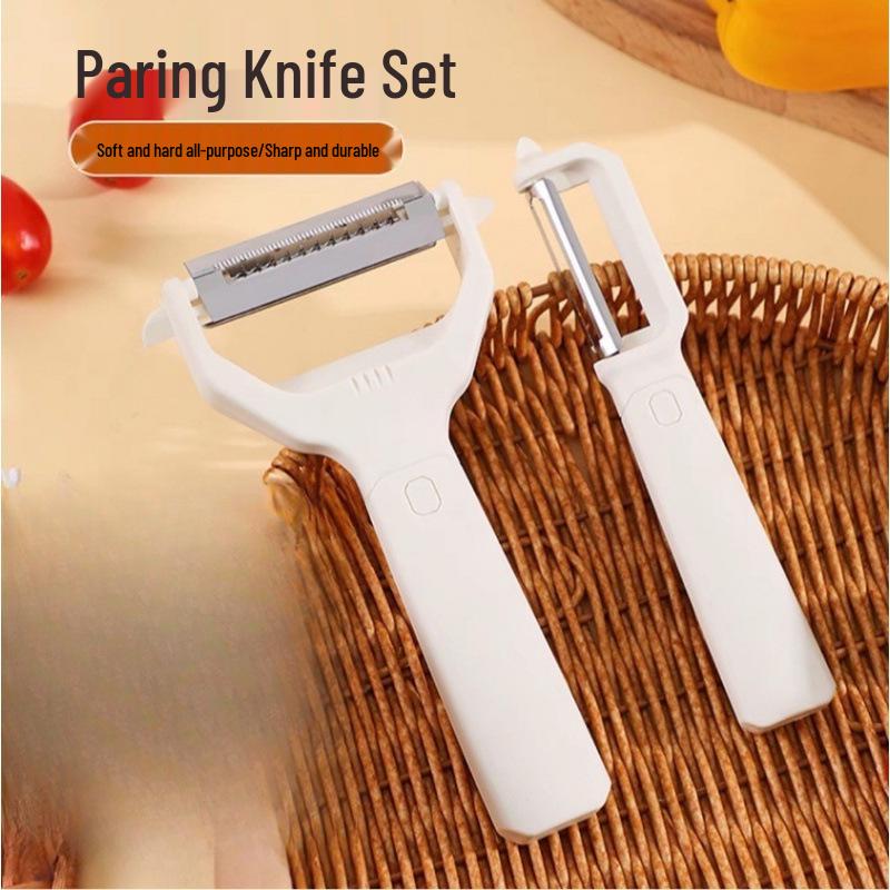 2-in-1 Multi-Purpose Peeler and Grater Knife for Fruits and Vegetables