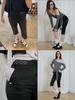 HHIPS Heart Studded Capri Pants (Black)