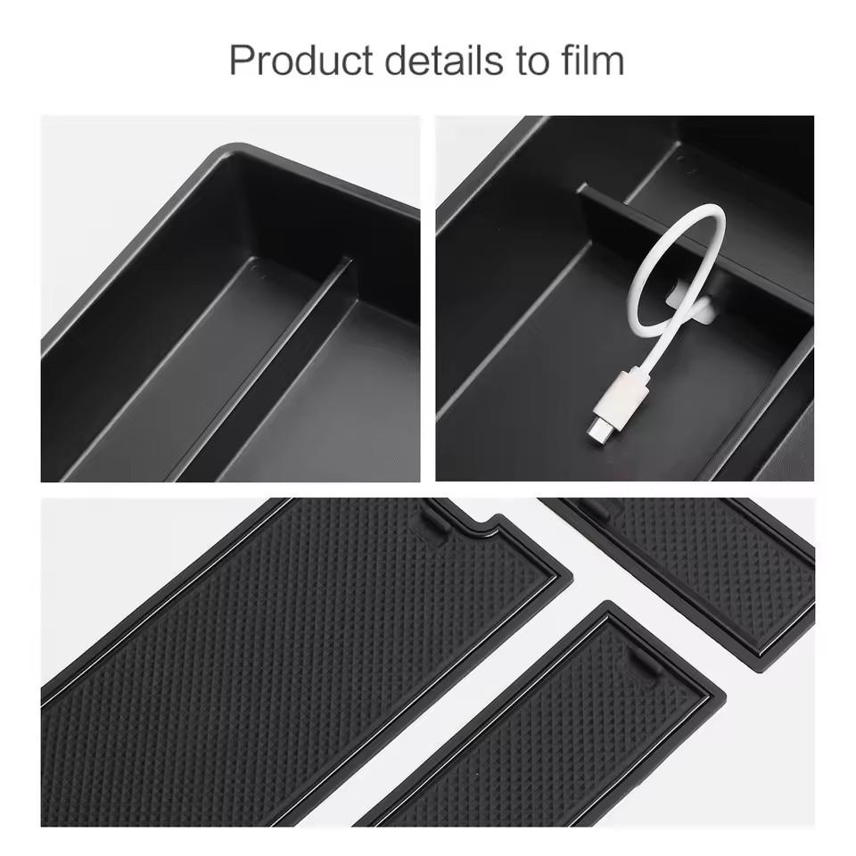 For Xpeng G6 2025 2025 Armrest Storage Box Center Console Tray Organizer Car Interior Accessories