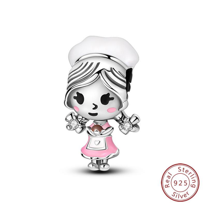 New Copper Moon Mermaid Turtle Coral Shell Hummingbird Charms Beads Fit Qikaola Bracelets Exquisite Diy Jewelry