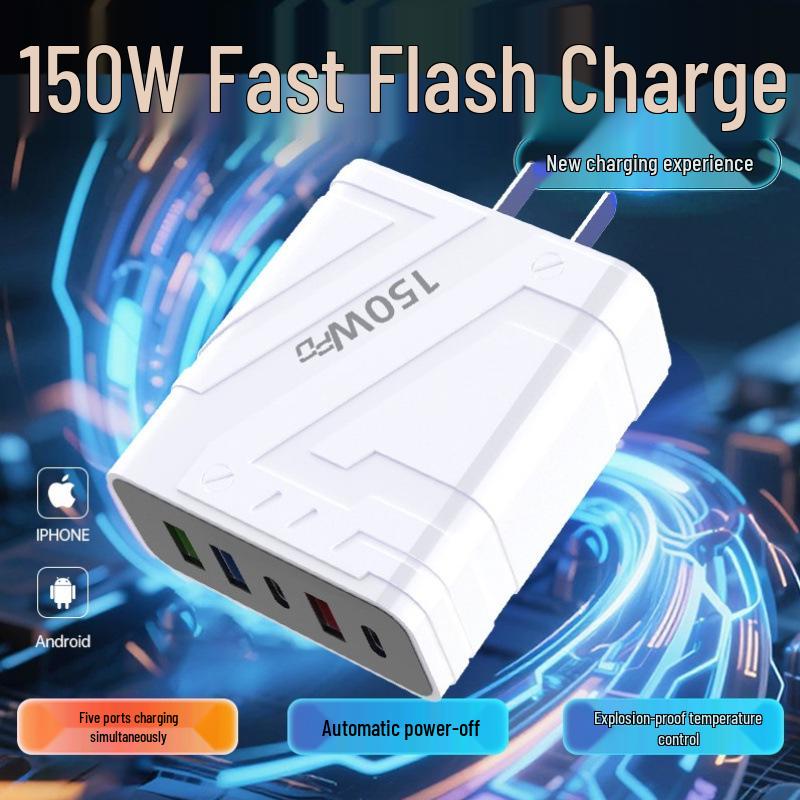 

High-Power Multi-Port Fast Charger for Apple & Android Devices