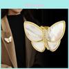Butterfly Brooch For Women With Shell Material Elegant Animal Jewelry Gift For Summer 2024
