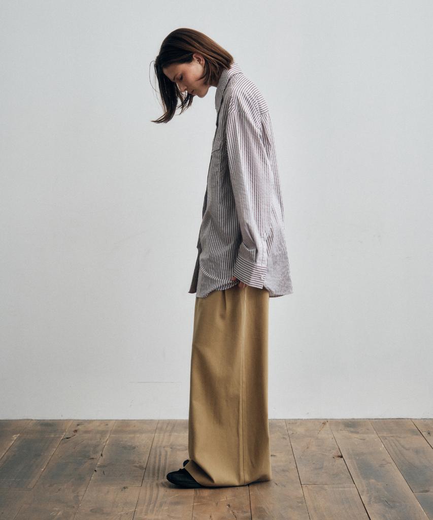 CITTA Like Skirt Maxi Wide Slacks_Ctb554(Beige)