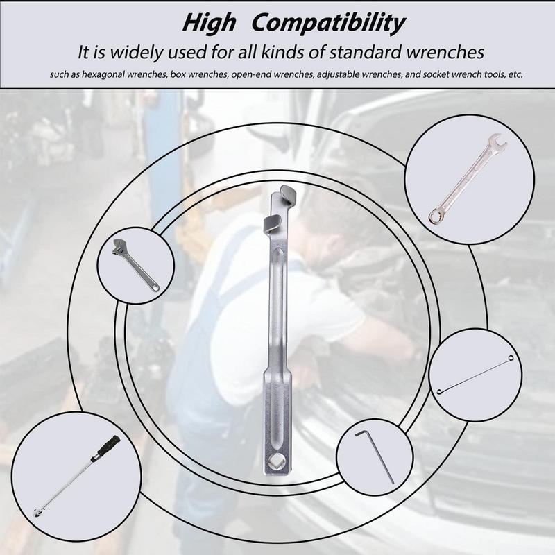 Wrench Extender Tool With Square Hole Socket Wrenches Automotive Tools & Equipment Power Drill Bit Extensions Non-Slip Grip For