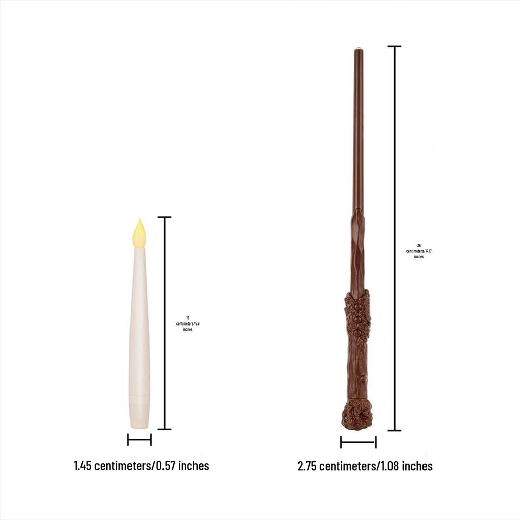 Floating LED Christmas Candle Lights for Tree and Magic Wand Decorations