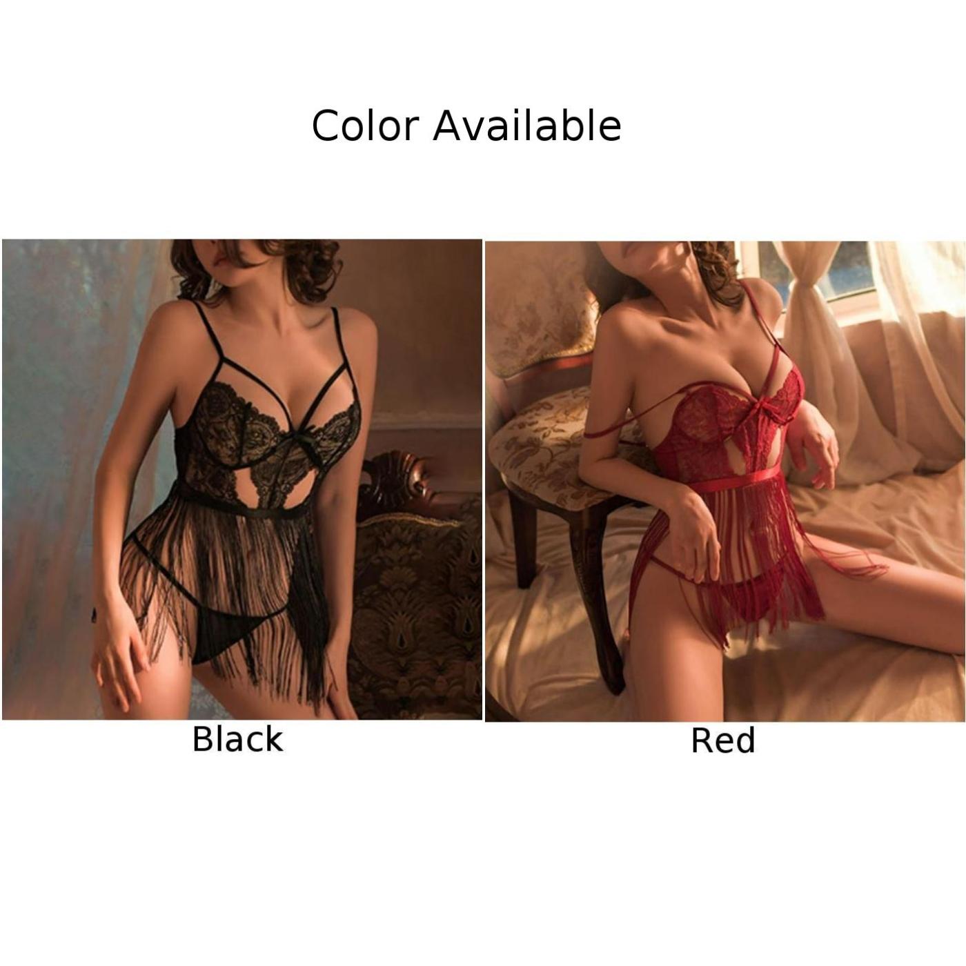 

Кисточка Халаты Нижнее белье V Вырез Wetlook Платье G-String