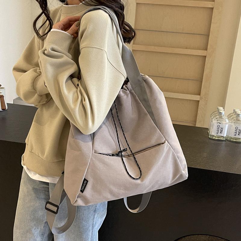 Tragetasche: Damen 2025 Canvas-Rucksack mit großem Fassungsvermögen für vielseitiges Pendeln und Reisen