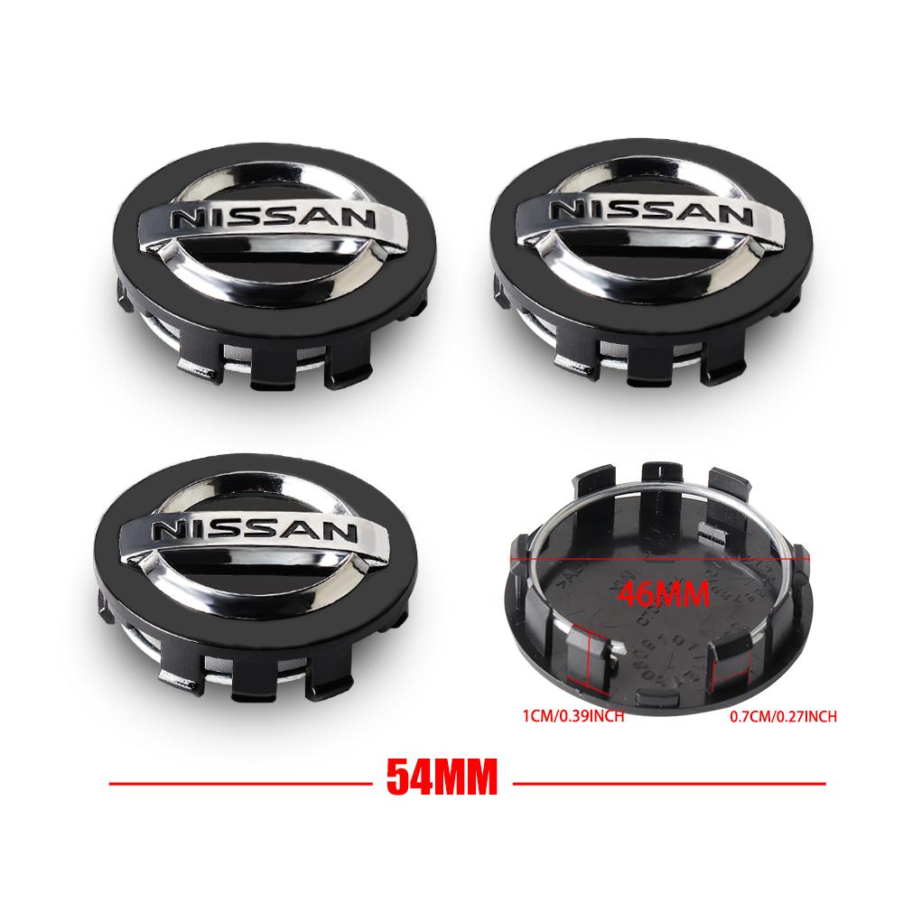 

4Pcs 54MM/60MM Car Tire Hub Center Cap Sticker Car Accessories For Nissan Nismo X-Trail GTR Versa Almera Xterra V36 Note Teana For Nissan