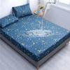 Waterproof Mattress Topper Bed Protector Cover Deep Pocket Bed Fitted Sheet Breathable Smooth Mattress 9 Colors Multi Sizes With 2 Pillowcases