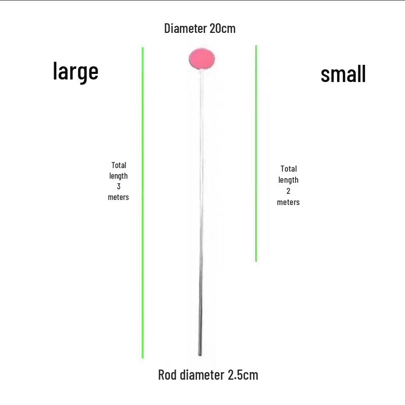 Versatile Warning Flag with Iron Pole