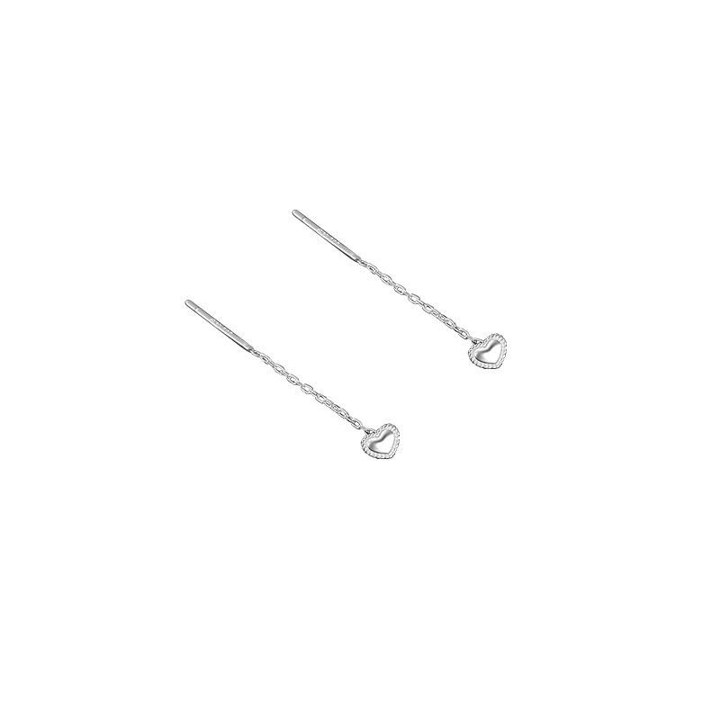 

Простые серьги Love с бусинами по краям для женщин, милые и универсальные, отбеливающие серьги Ins Style, высокого класса