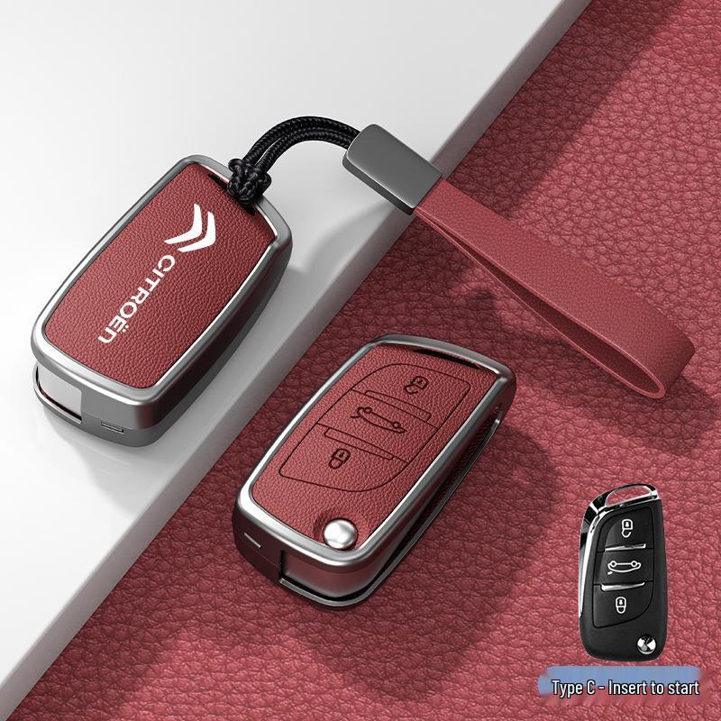 Car Key Cover & Buckle for Citroen C3XR, C4L, Tianyi, C5, C4 Sega, Elysee, C6 Models