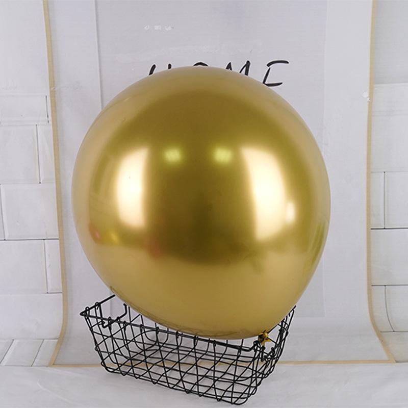 18 Inch Large Size Chrome Latex Metallic Balloons Globos for Wedding Birthday Decor