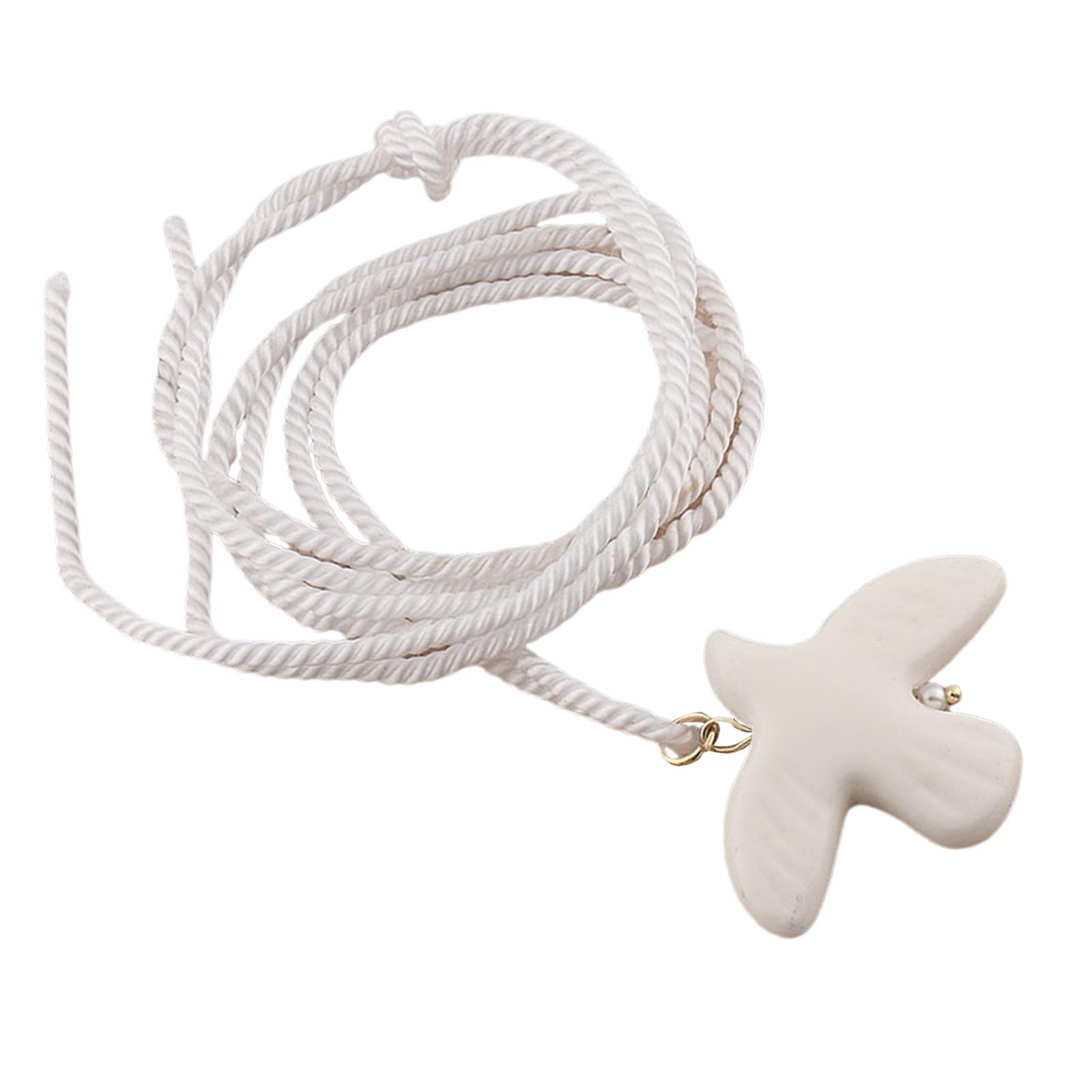 

Ожерелье «Белый голубь» Женские украшения Подарок Ожерелье из бусин Идеально для работы, учебы, различных случаев, дополняющее любой наряд 2