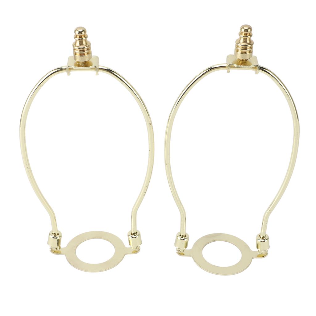 2Pcs   Lamp Shade Harps Holder Kit with E26 Light Base Metal Lampshades Holder for Table and Floor Lamps