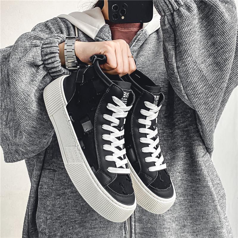 Men's Casual Shoes Canvas Loafers Sports and Leisure Shoes for Me Apring and Autumn Soft and Comfortable Skateboard Loafers