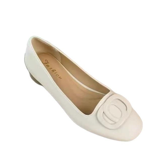 Single shoes women's summer and autumn new low-heeled light-mouth shoes low-heeled mother shoes versatile and not tired feet soft-soled women's shoes