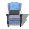 VidaXL Design Patchwork Fabric Armchair Sofa Living Room Office Lounge 240882