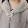 Mink Fur Coat for Women Long and Warm Whole Mink Coat for Women Windbreaker Fur Coat for Women Casual Fur Coat Jacket