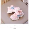 Spring and Autumn Princess Shoes Girls Super Soft Sneakers Children's Mesh Shoes Foreign Style Lighting Soft Sole Running Shoes Trendy