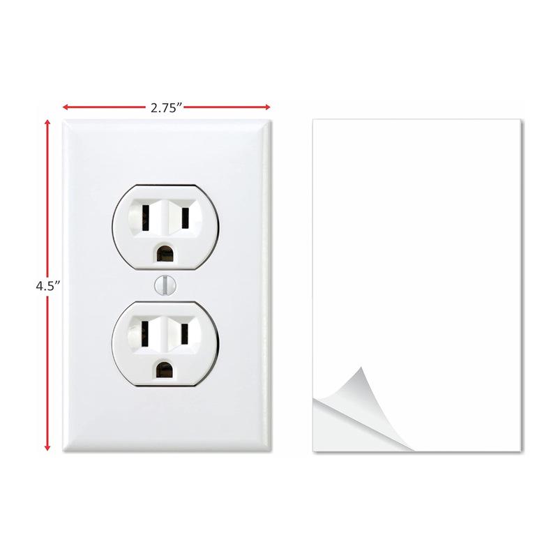 Fake Power Outlet Prank Wall Decal - Fool's Day Vinyl Sticker