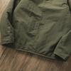 Men's Retro Winter Thickened Collarless Jacket - Casual Loose Cotton Padded Coat for Autumn/Winter Warmth