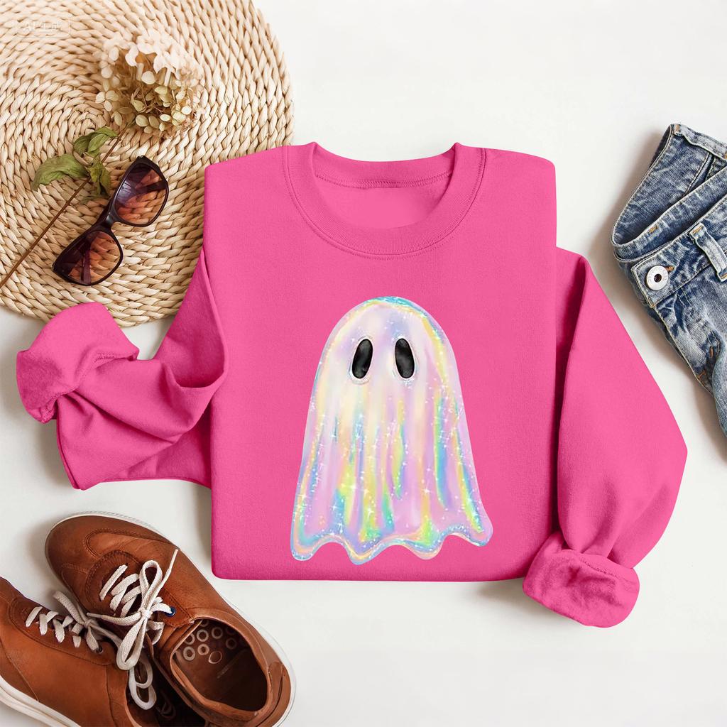 Women  Tops Women's Long Sleeve Sweatshirt Casual Crewneck Loose Fit Pollover Fleece Tops