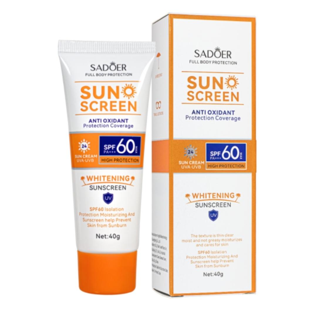 

Sunscreen for face SADOER SUN SCREEN ANTI OXIDANT PROTECTION COVERAGE S