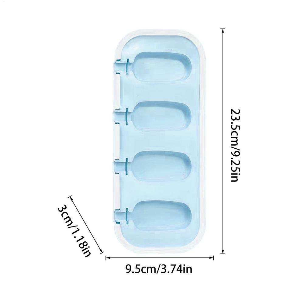 Ice Popsicle Molds Silicone Ice Popsicle Maker Easy Release Popsicle Mould Food Grade Ice Pop Molds For Pudding Smoothie Ice