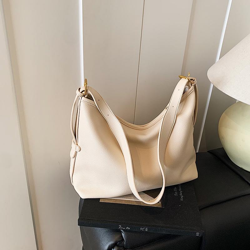 Premium large-capacity bag 2025 new spring and summer fashion retro tote bag messenger bag