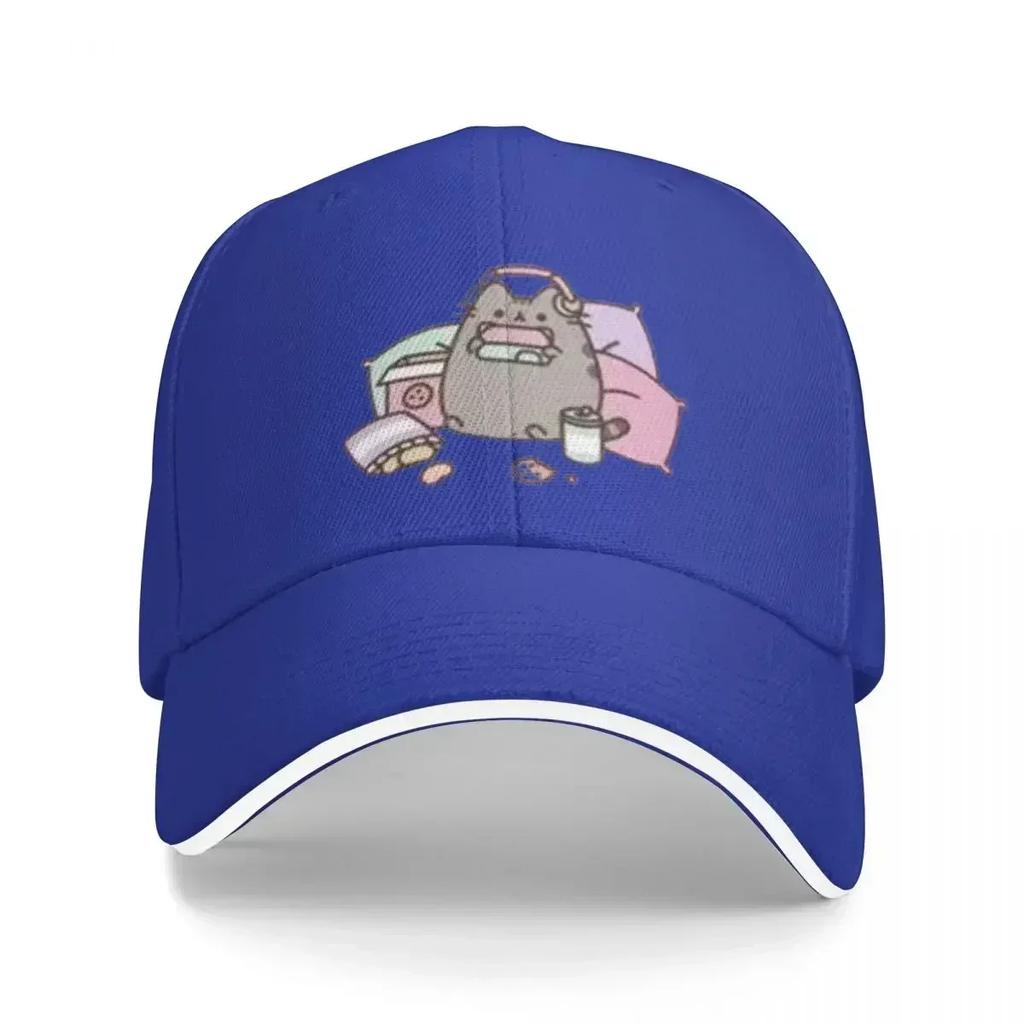 Cute Cat I'm Busy Funny Baseball Cap Vintage All Seasons Travel Adjustable hard hat Men Caps Women's