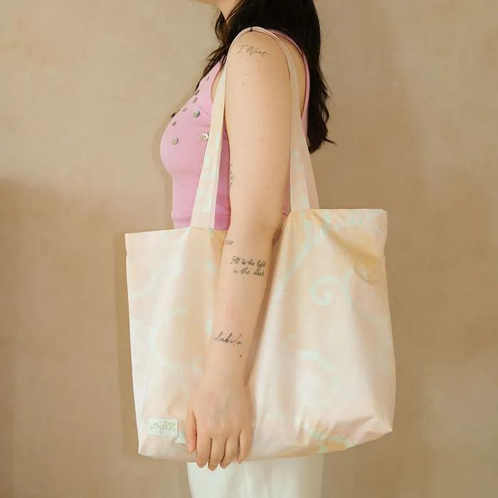 Wing Trace Eco Bag - Apricot