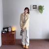 A Super Ethereal and Relaxed Pleated Checkered Shirt for Women, A Loose and Slimming Long-sleeved Shirt, A Sun-protective Cardigan, and An Outer Top