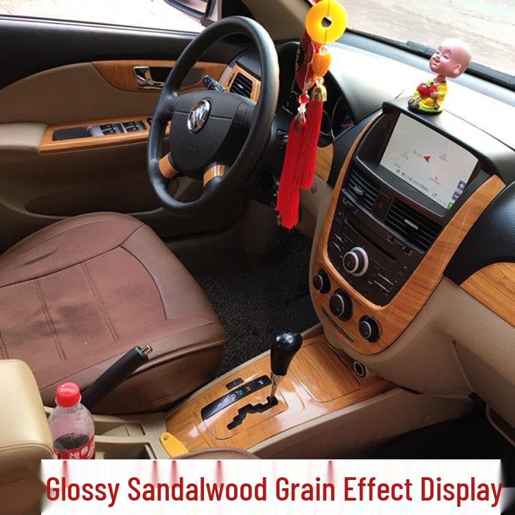 Buick Excelle 03-16 Carbon Fiber Interior Stickers for Console & Window Controls