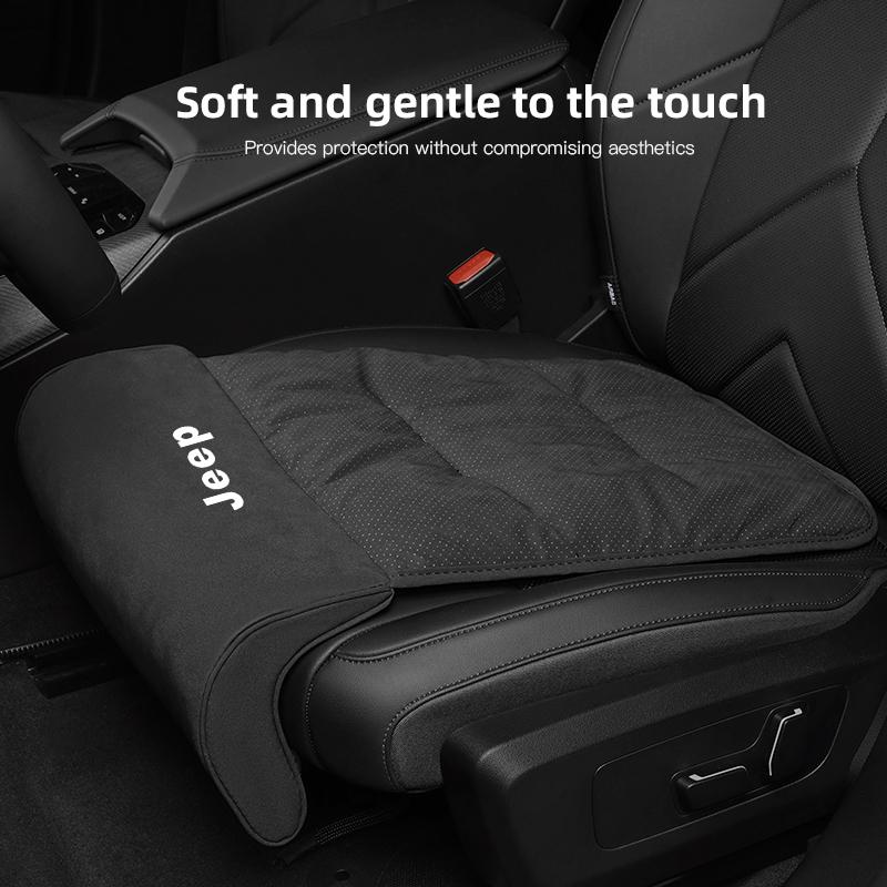 Car Seat Extension Leg Rest Soft Cushion Thigh Support Pillow Valve Stem For Jeep Renegade Wagoneer Avenger Recon Wrangler JK KUBEL1